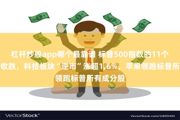 杠杆炒股app哪个最靠谱 标普500指数的11个板块普遍收跌，科技板块“逆市”涨超1.6%，苹果领跑标普所有成分股