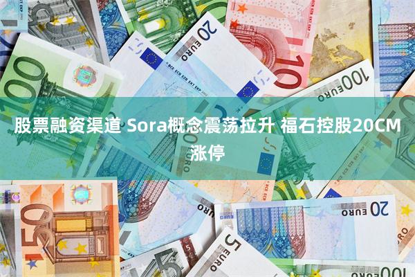 股票融资渠道 Sora概念震荡拉升 福石控股20CM涨停