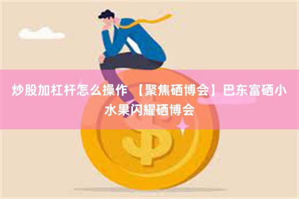 炒股加杠杆怎么操作 【聚焦硒博会】巴东富硒小水果闪耀硒博会