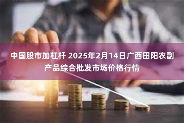 中国股市加杠杆 2025年2月14日广西田阳农副产品综合批发市场价格行情